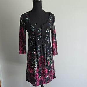 Papillion Patterned Dress